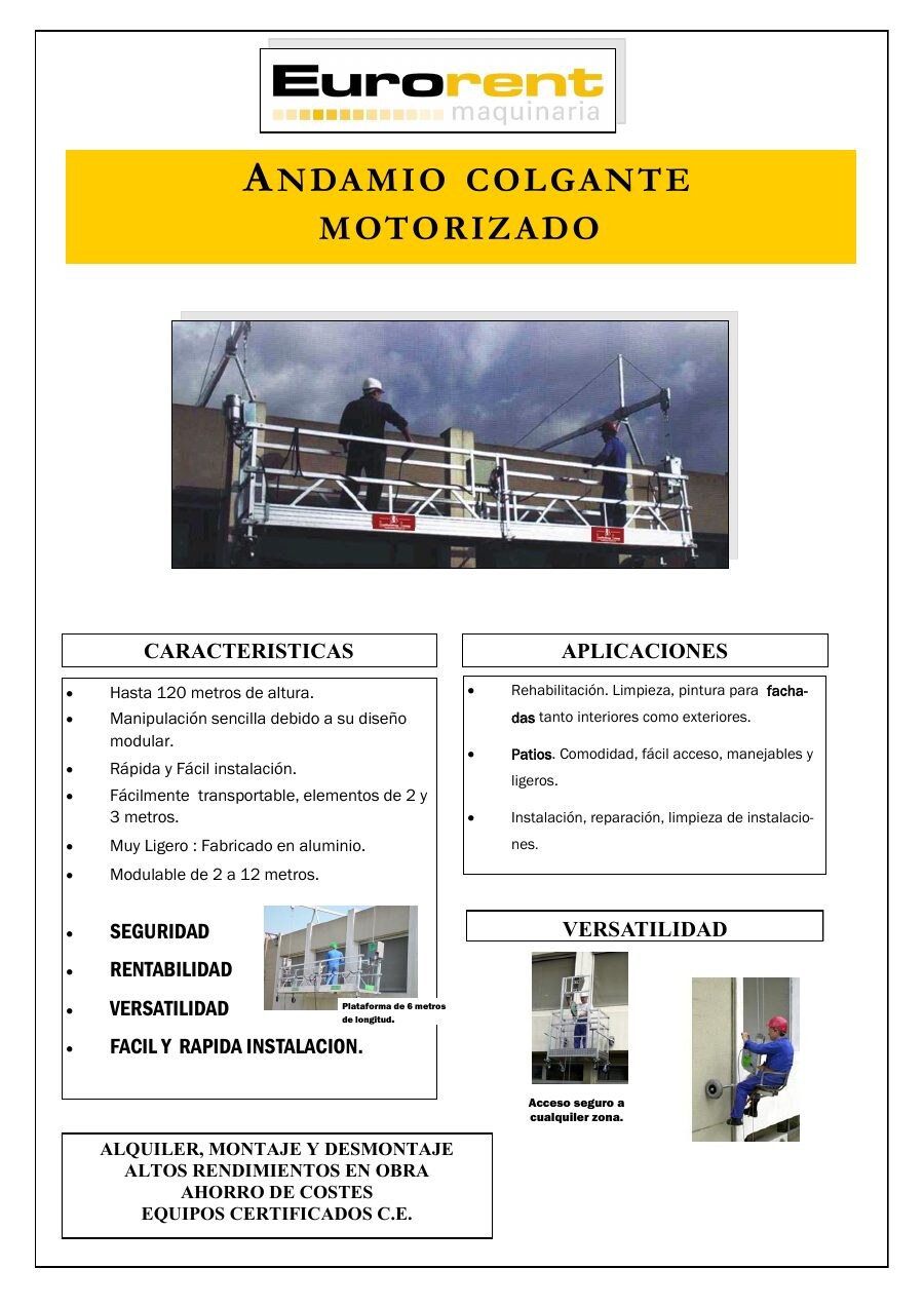 Portada ficha Andamio Colgante Motorizado