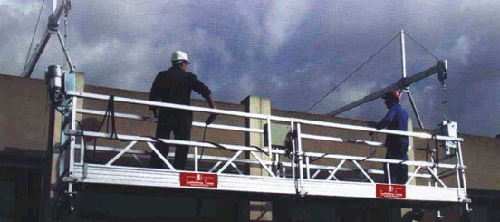 Plataforma de andamio colgante motorizado